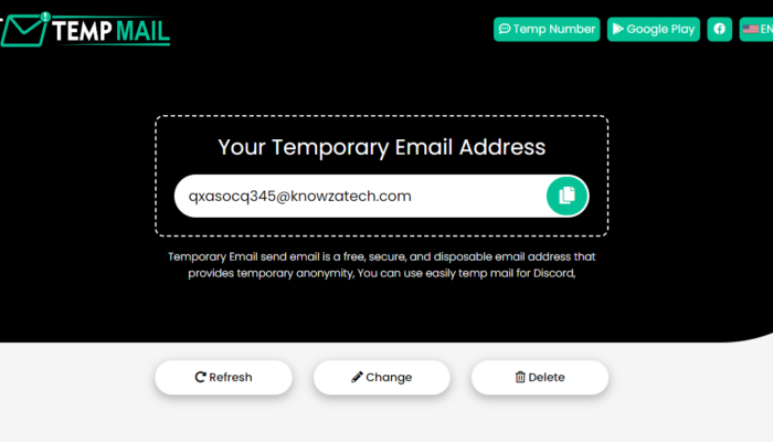 Temporary Mail for Discord